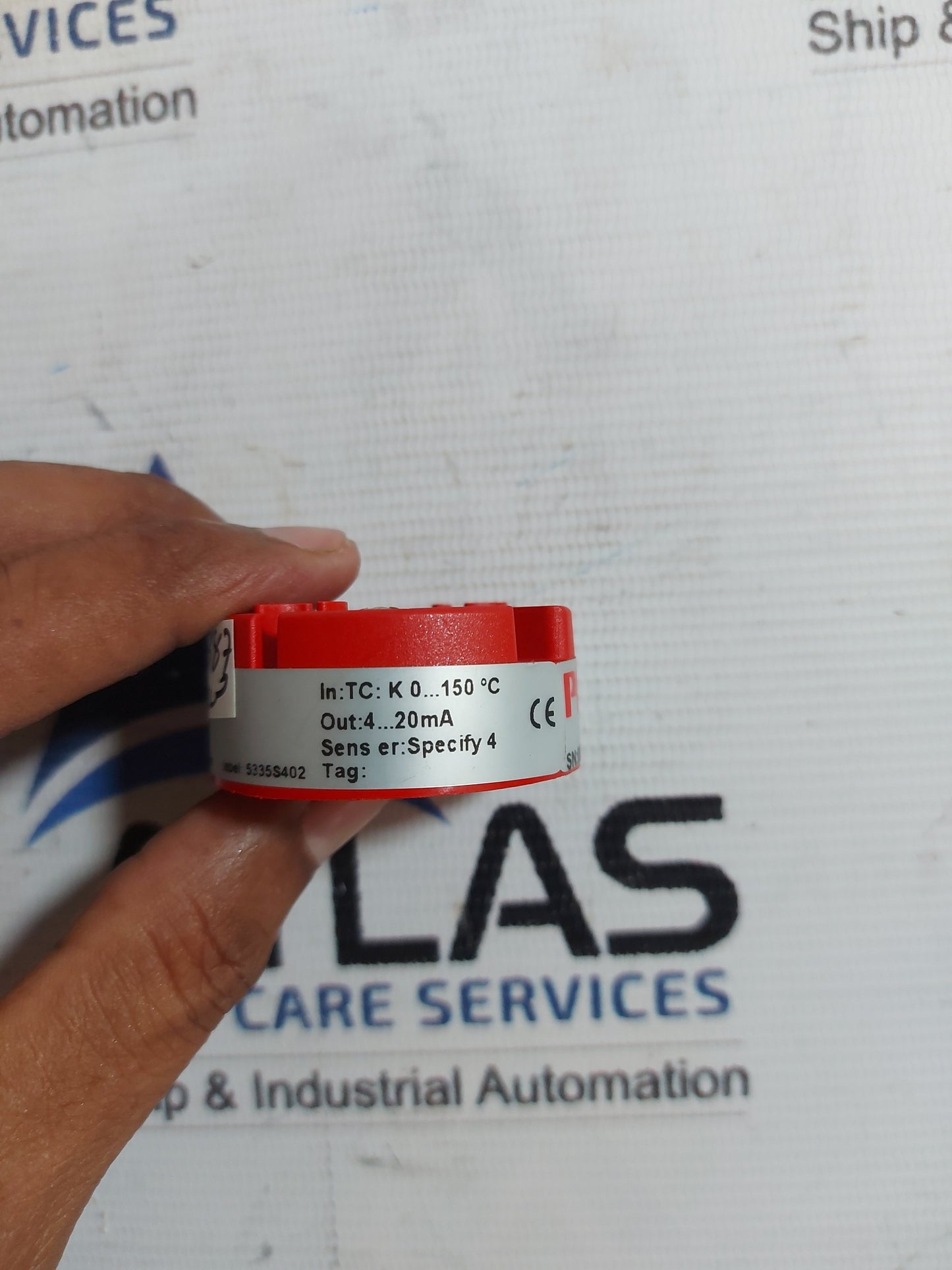 PR ELECTRONICS 5335A TEMPERATURE TRANSMITTER KEMA 03 ATEX 1538