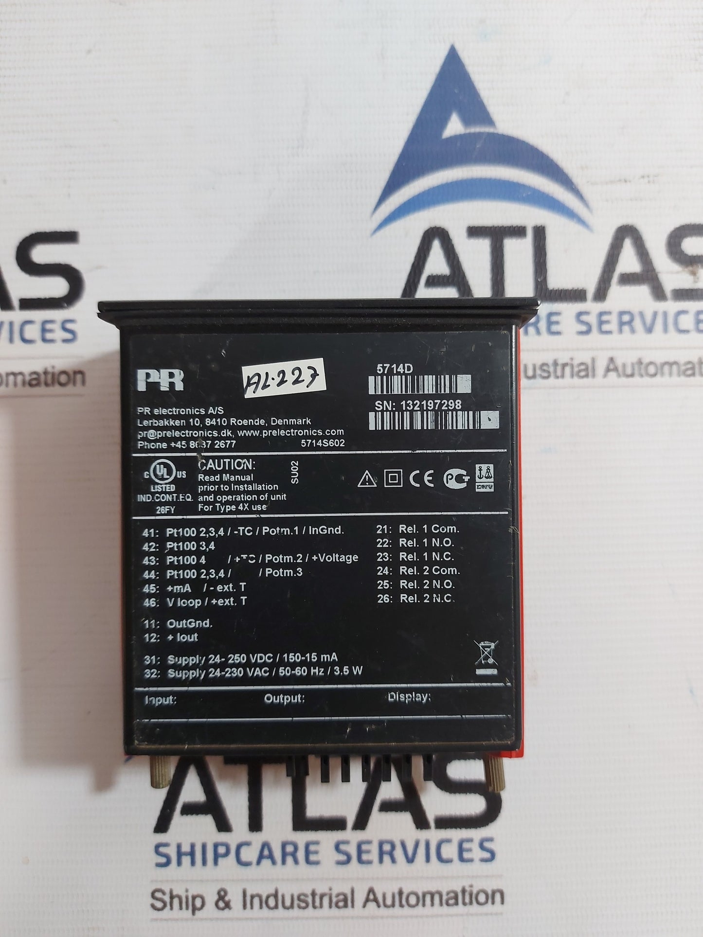PR ELECTRONICS 5714D PROGRAMMABLE LED INDICATOR