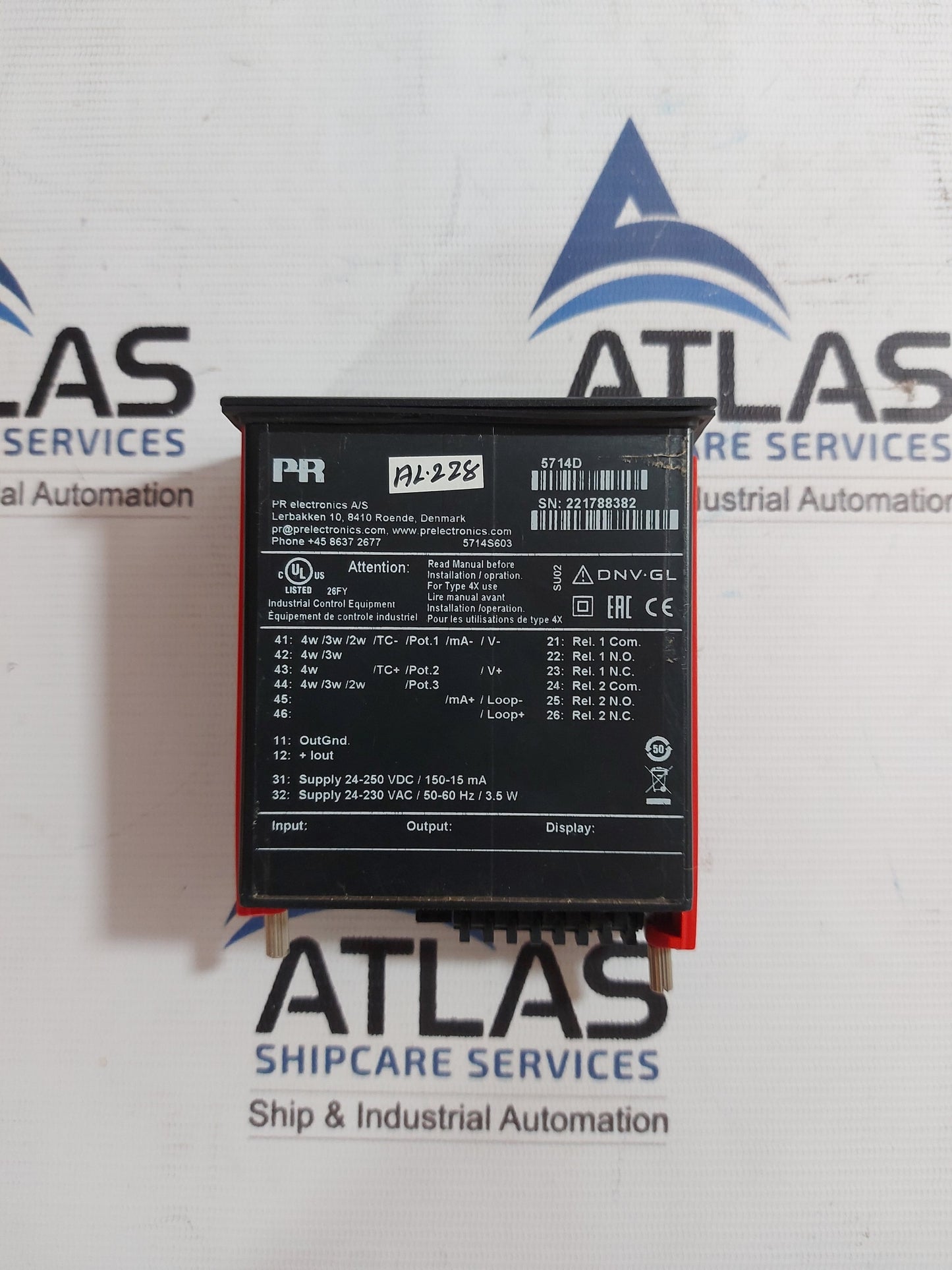 PR ELECTRONICS 5714D PROGRAMMABLE LED INDICATOR