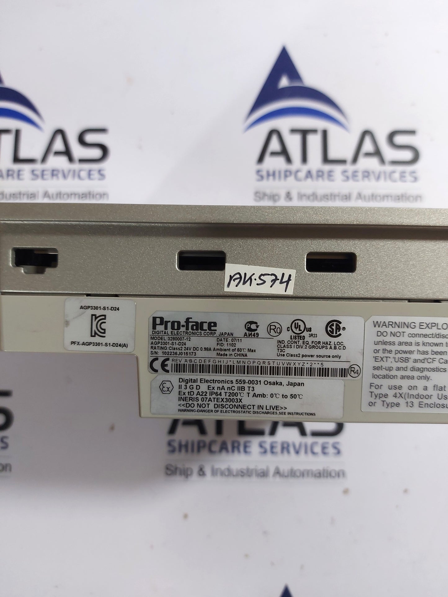 PRO-FACE 3280007-12 DIGITAL INTERFACE PANEL