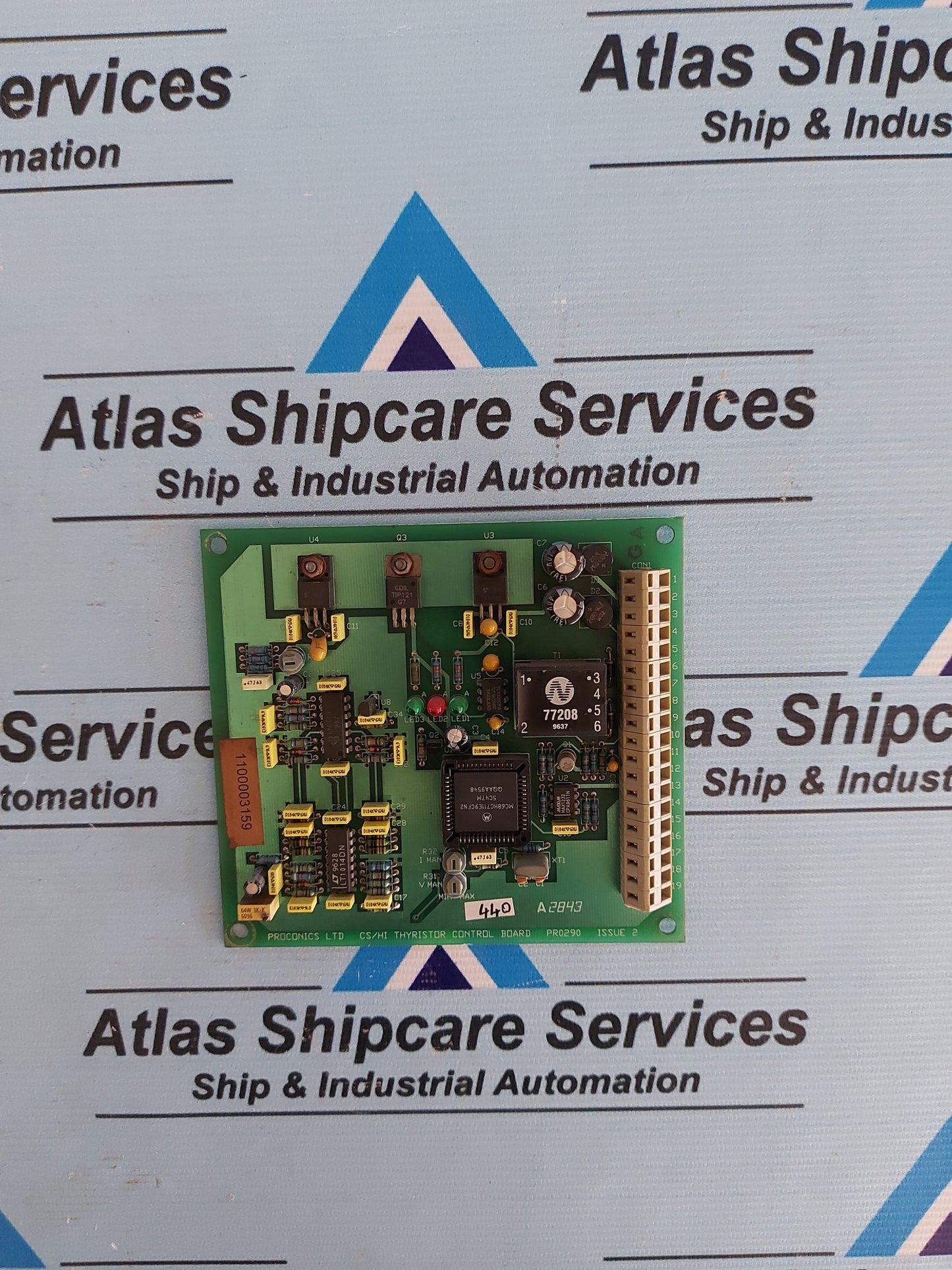 PROCONICS PR0290 ISSUE 2 CS/HI THYRISTOR CONTROL BOARD