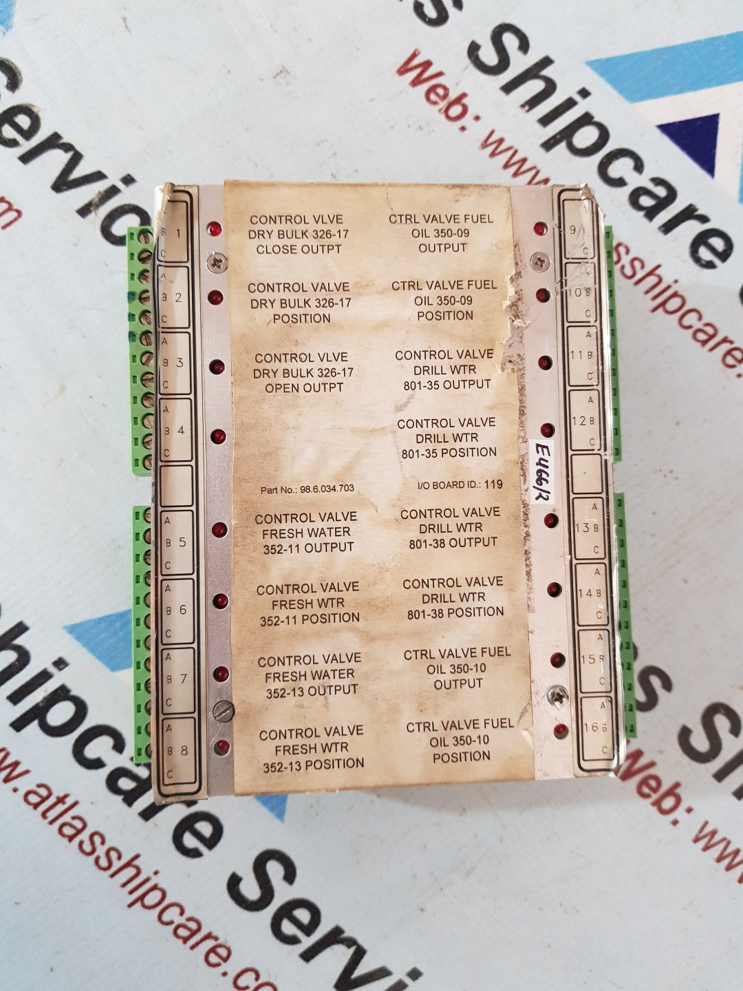 Praxis Automation 98.6.034.703 I/O Board Id : 119