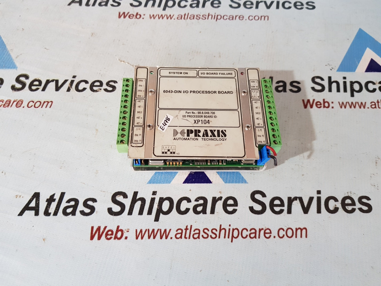 Praxis Automation XP104 98.6.049.706 I/O Processor Board