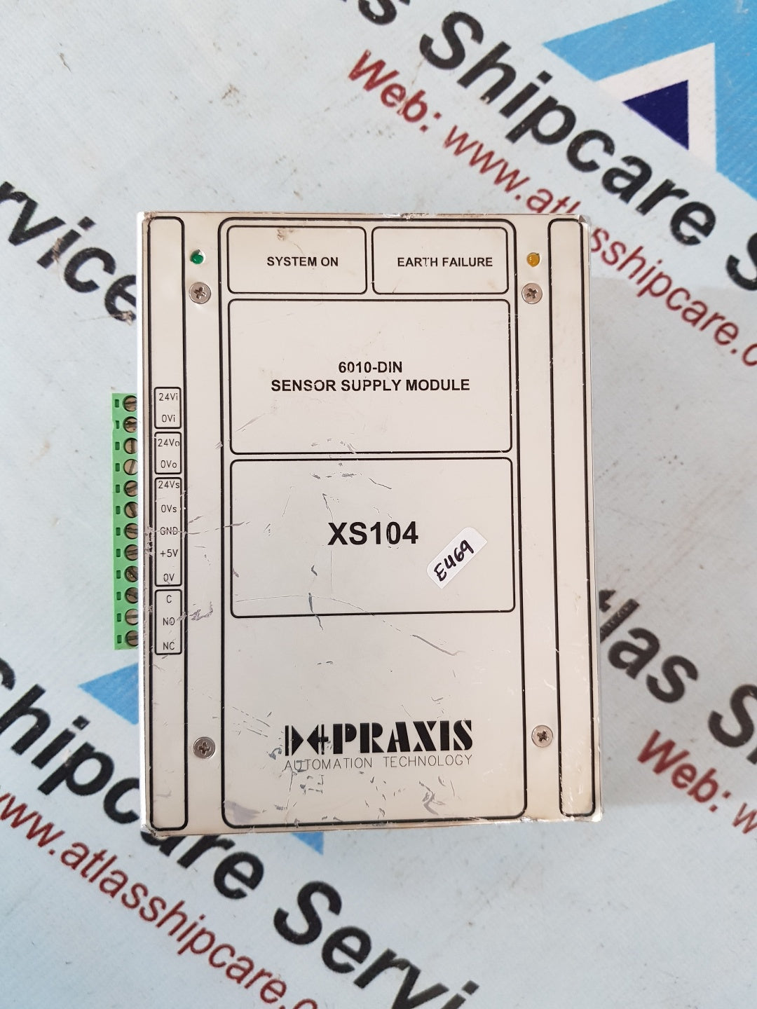 Praxis Automation XS104 Sensor Supply Module