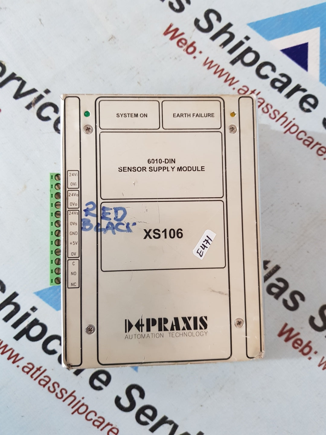 Praxis Automation XS106 Sensor Supply Module