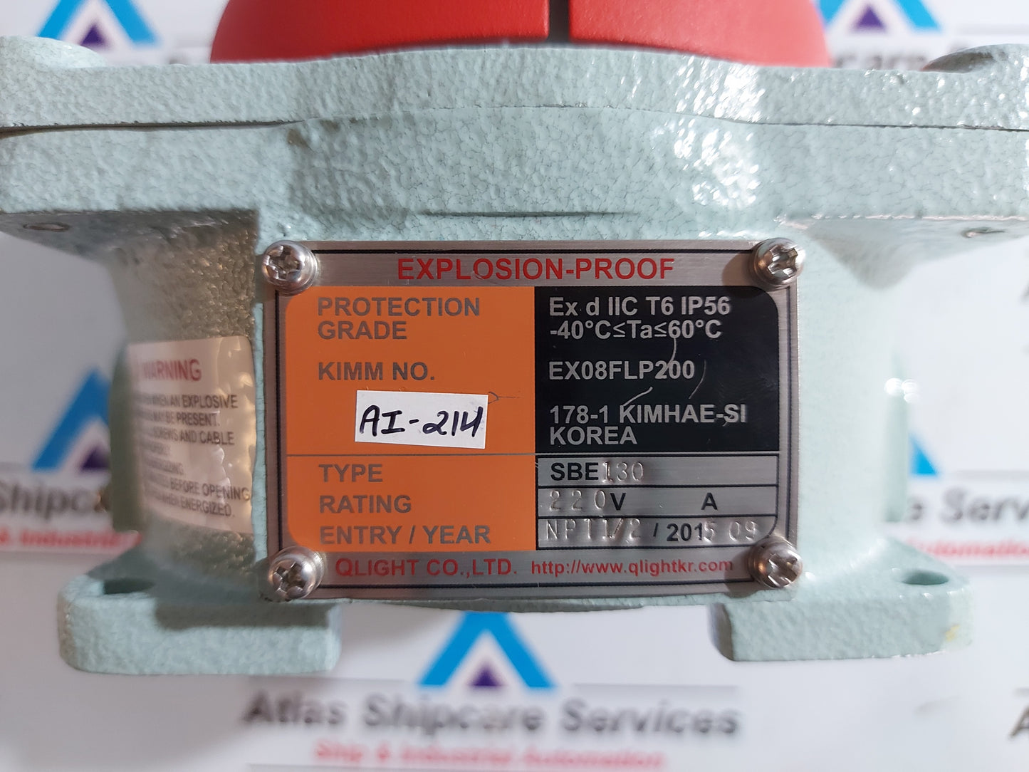 QLIGHT SBE130 220VAC EXPLOSION-PROOF ALARM BELL