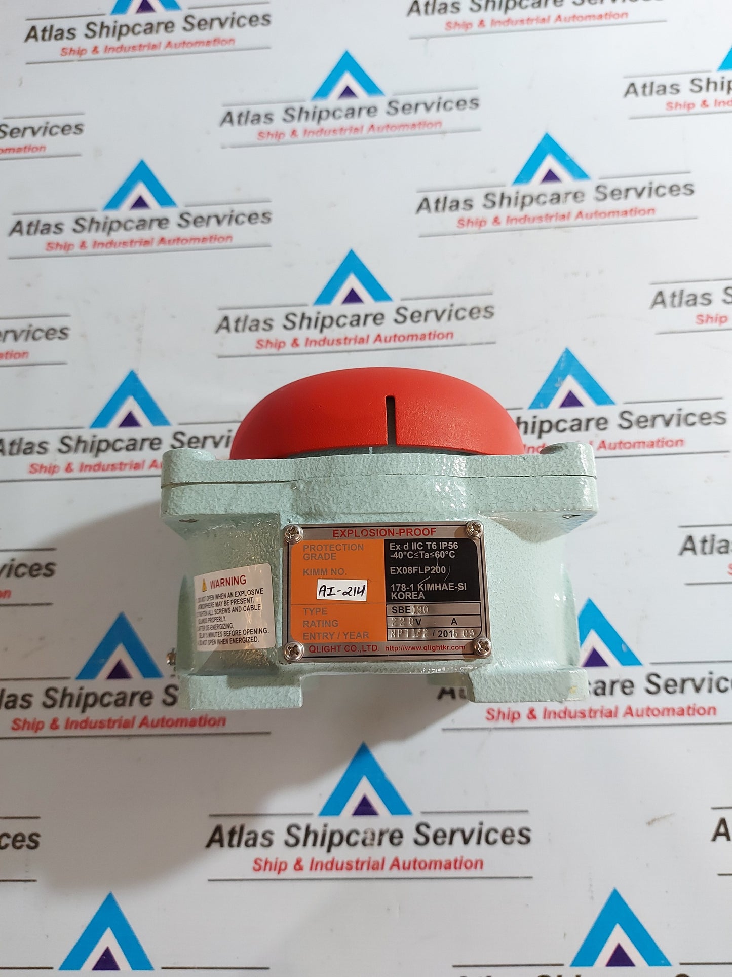 QLIGHT SBE130 220VAC EXPLOSION-PROOF ALARM BELL