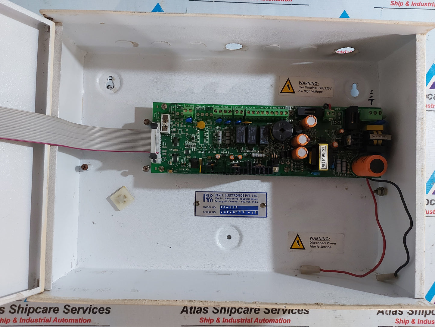 RAVEL RE 102 FIRE ALARM PANEL