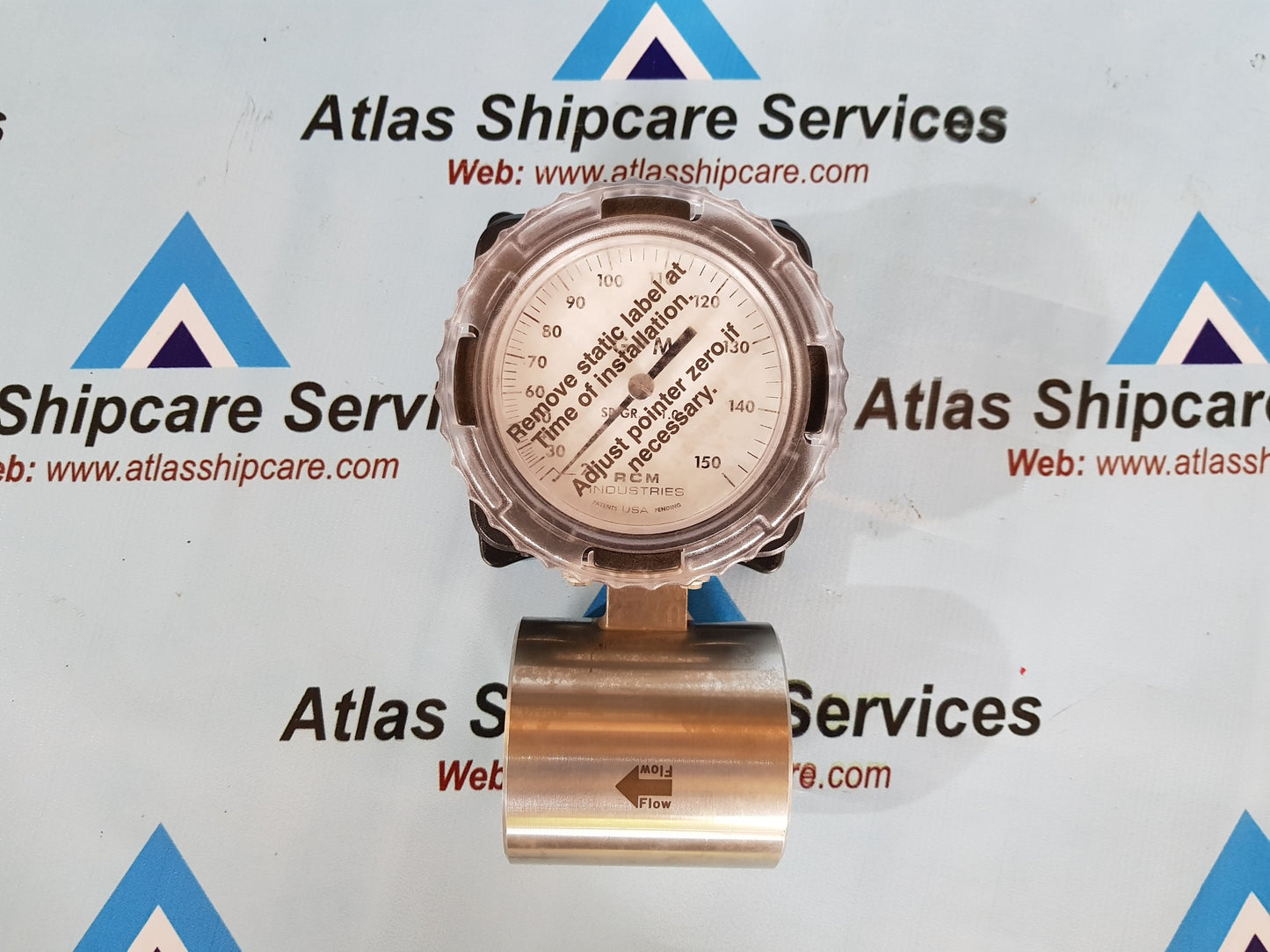 RCM 2-73-L-150-D FLOW METER 180 PSIG