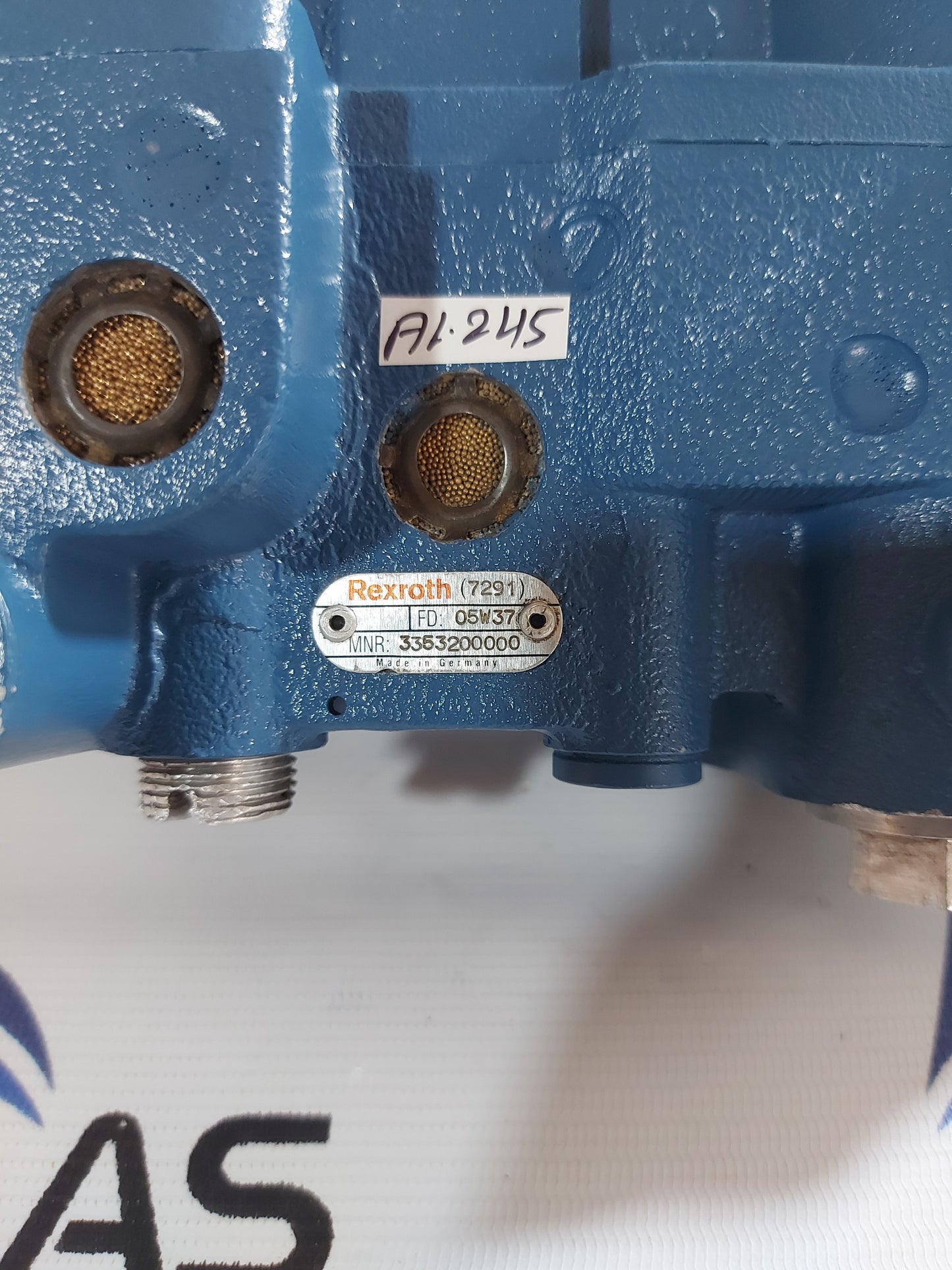 REXROTH 3353200000 PNEUMATIC PRESSURE REDUCING LEVER VALVE
