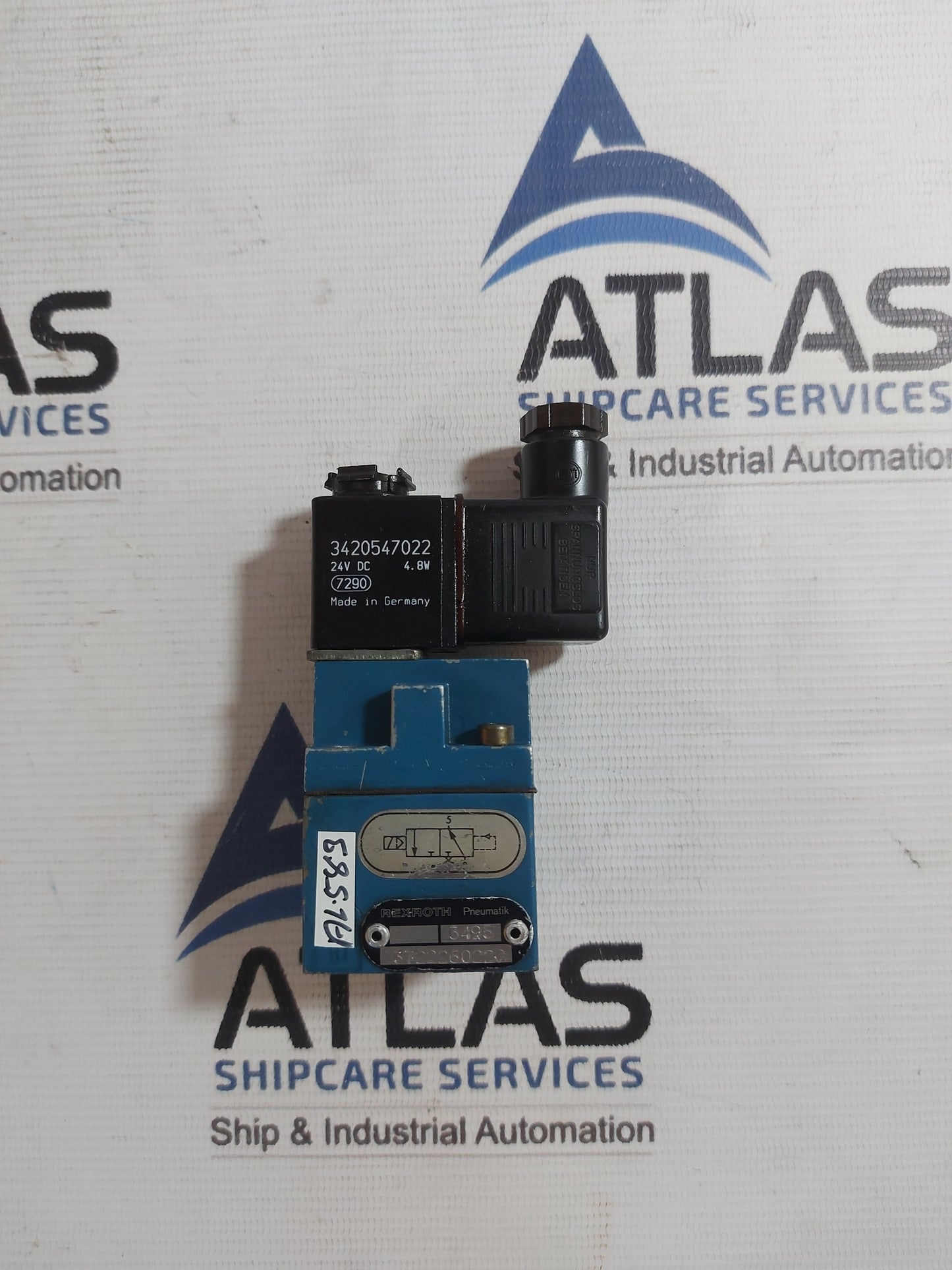 REXROTH 3722260220 PNEUMATIC DIRECTIONAL VALVE