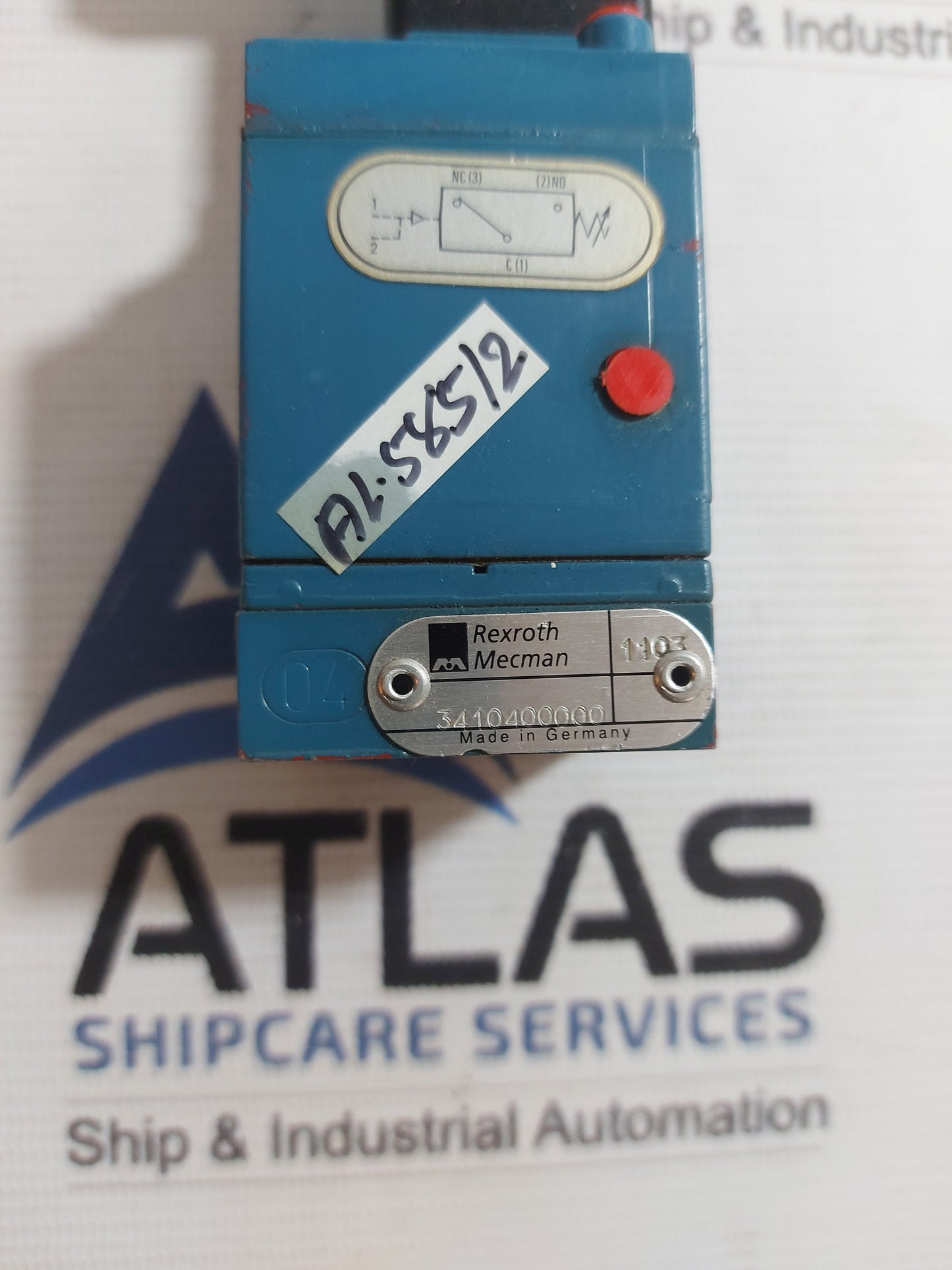 REXROTH MECMAN 3410400000 PRESSURE CONTROL VALVE