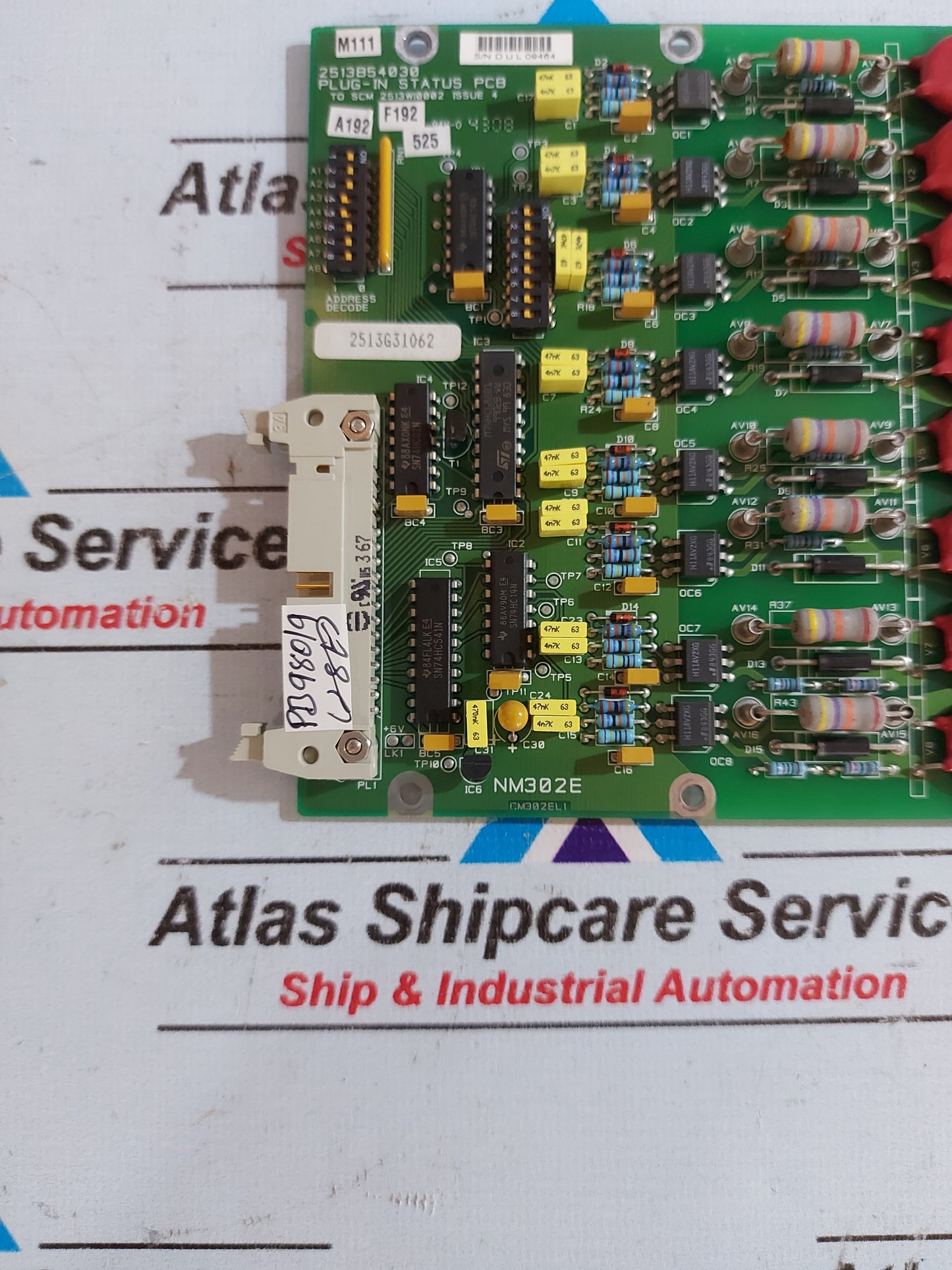 REYROLLE NM302E 2513B54030 PLUG-IN STATUS PCB CARD