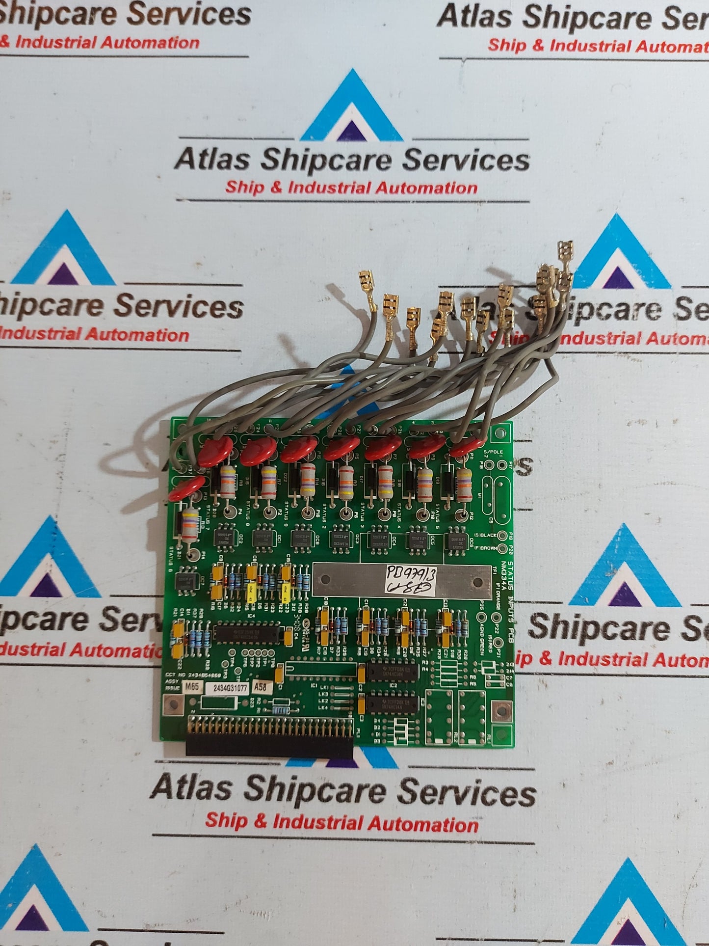 REYROLLE NM334A STATUS INPUTS PCB CARD