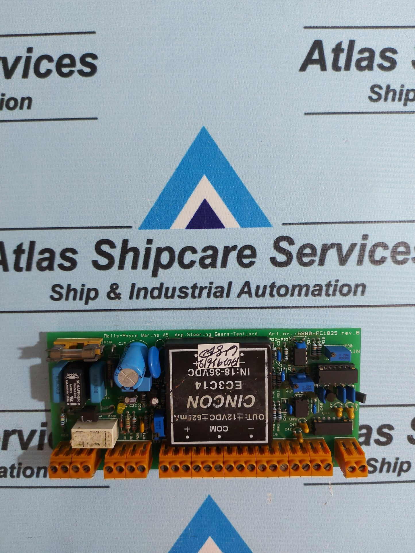 ROLLS-ROYCE 5880-PC1025 DEP.STEERING GEARS-TENFJORD REV.B