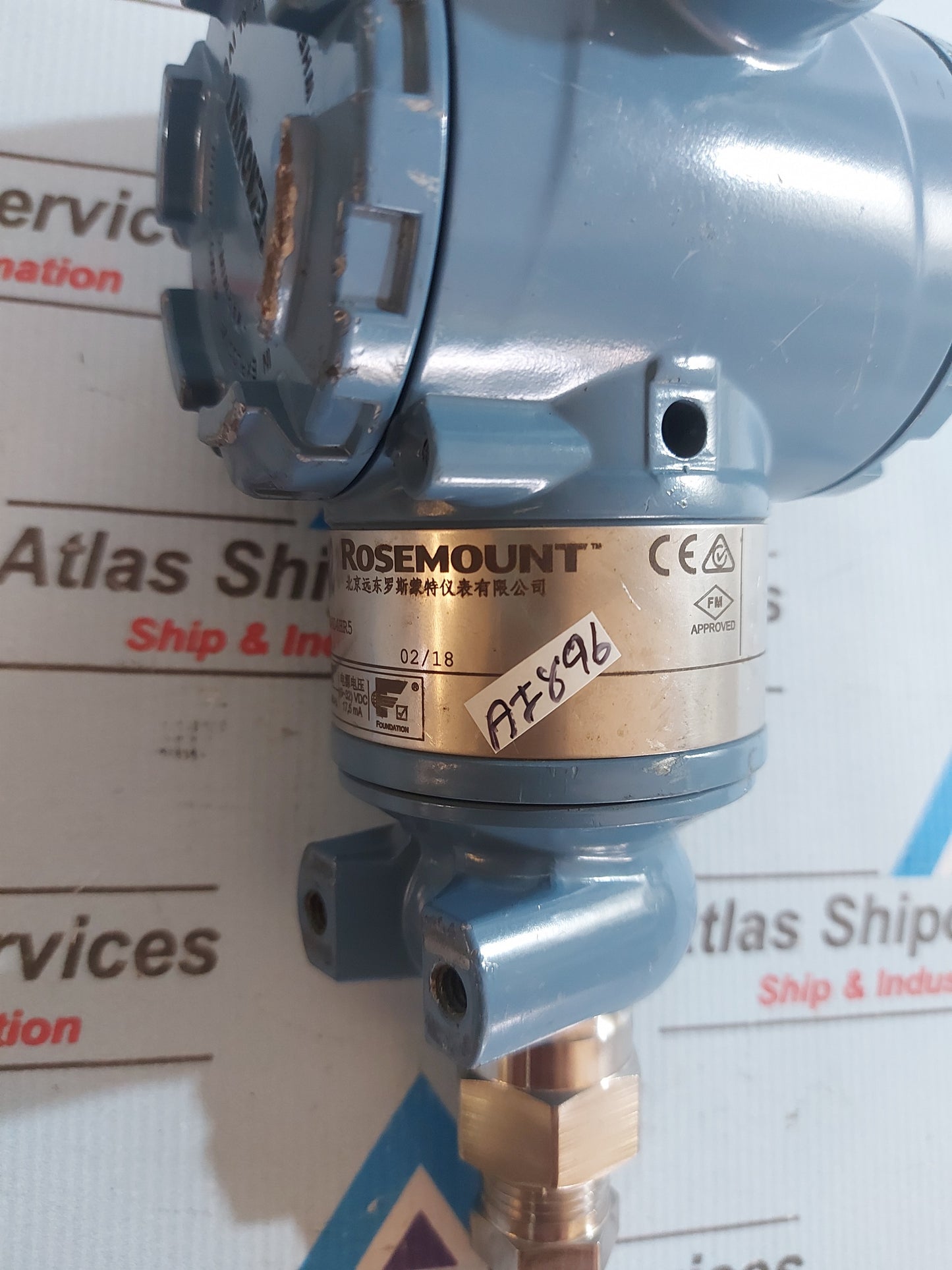 ROSEMOUNT 3051TG2A2B22AB4D4HR5 IN-LINE PRESSURE TRANSMITTER