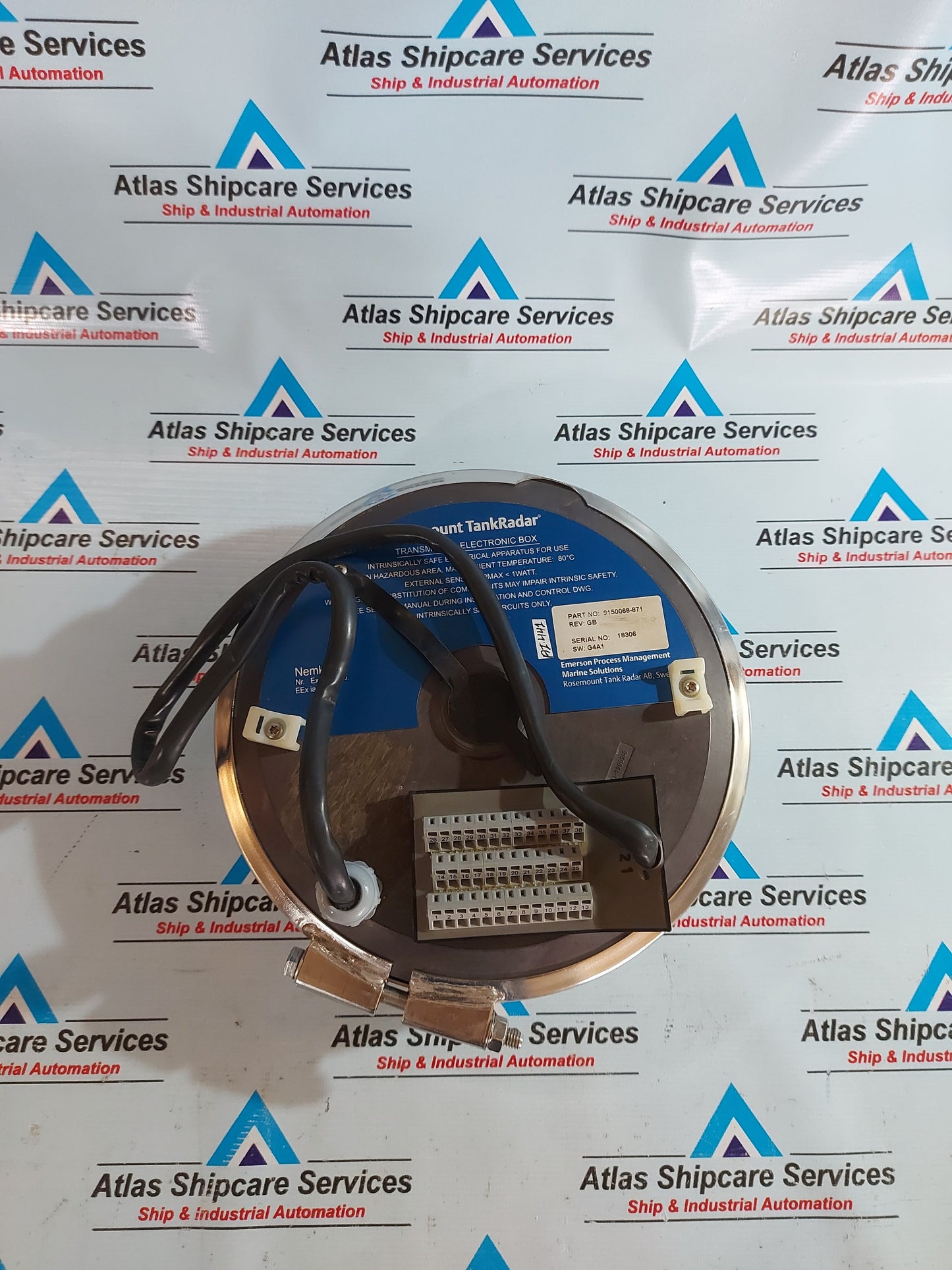 ROSEMOUNT TANKRADAR 9150068-871 TRANSMITTER ELECTRONIC BOX REV.GB