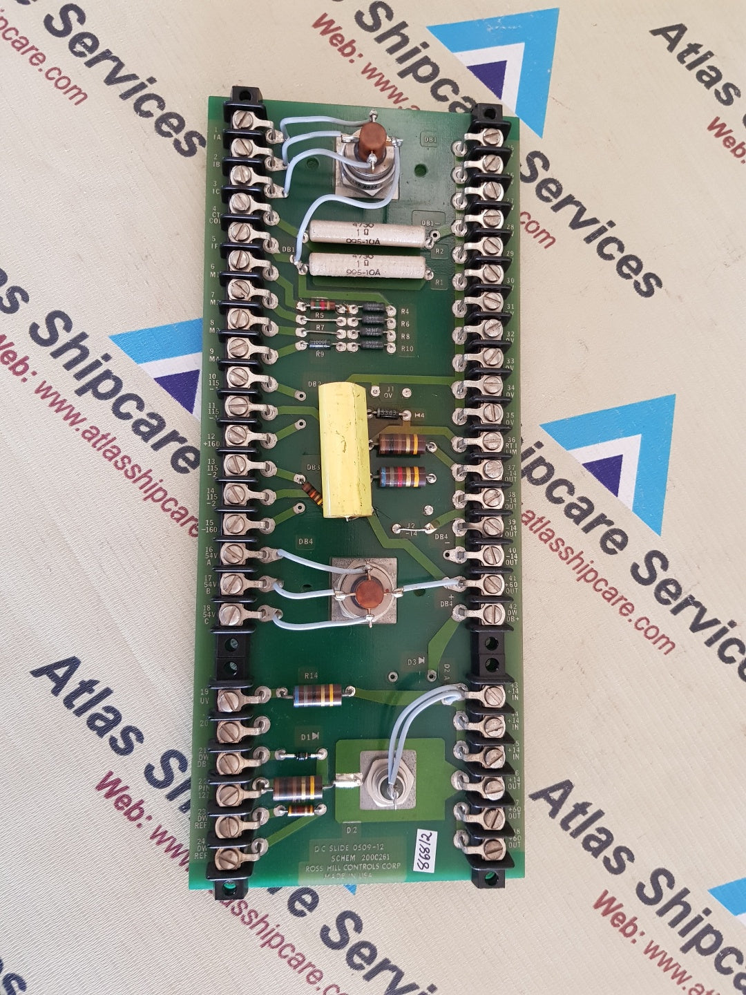 ROSS HILL CONTROL 200C261 PCB CARD 0509-12
