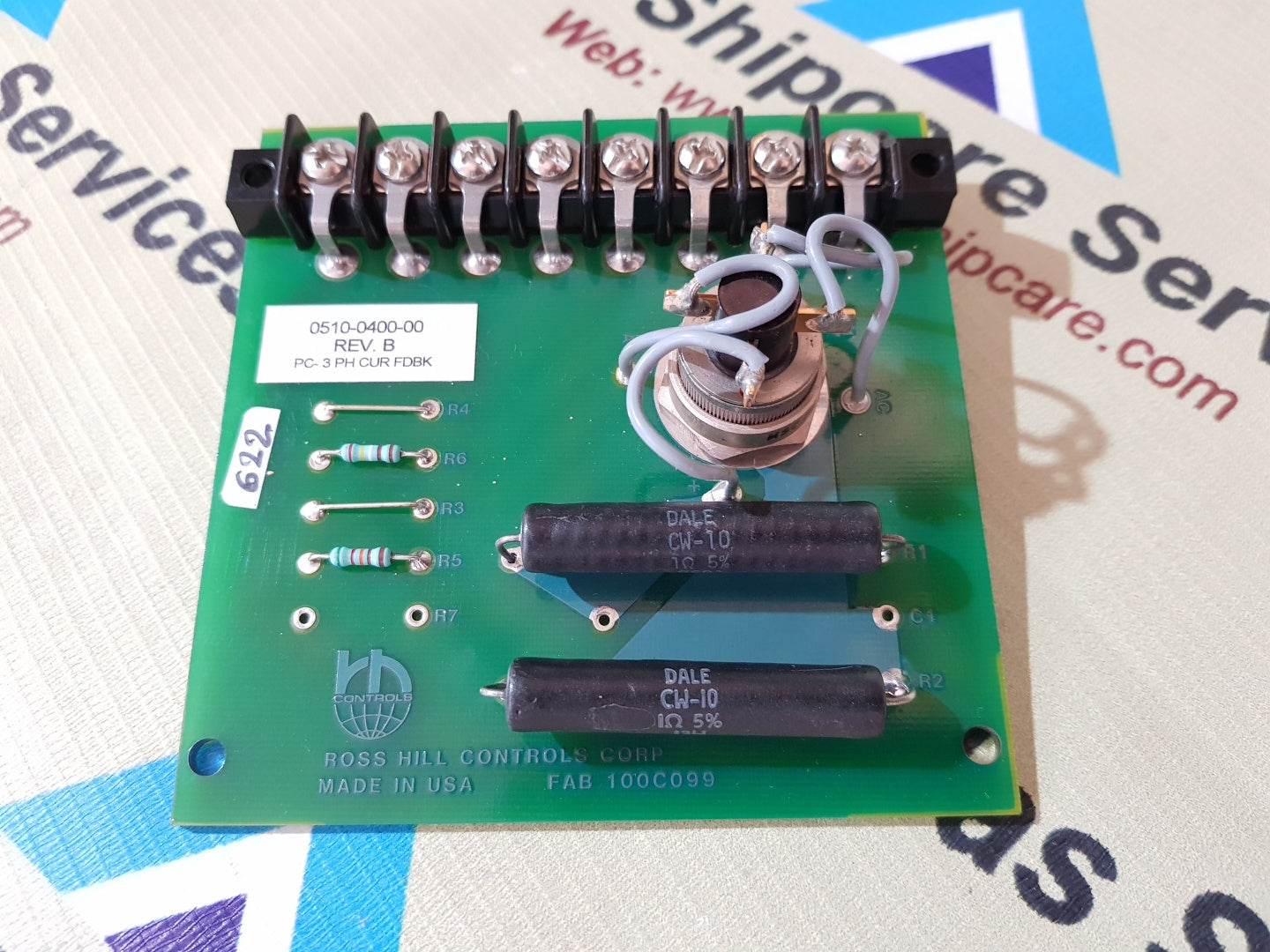 ROSS HILL CONTROLS 0510-0400-00 CIRCUIT BOARD