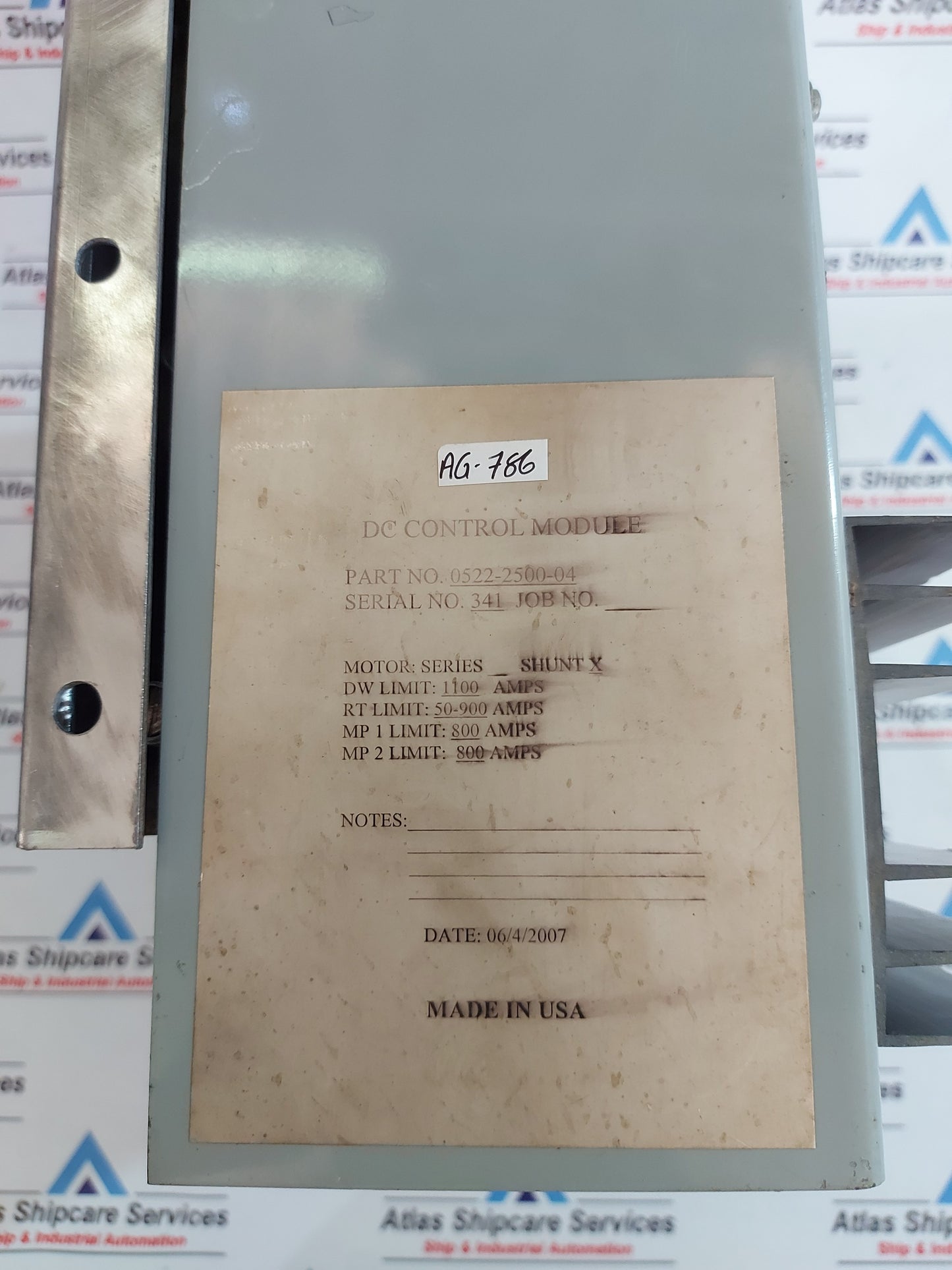 ROSS HILL CONTROLS 0522-2500-04 DC CONTROL MODULE