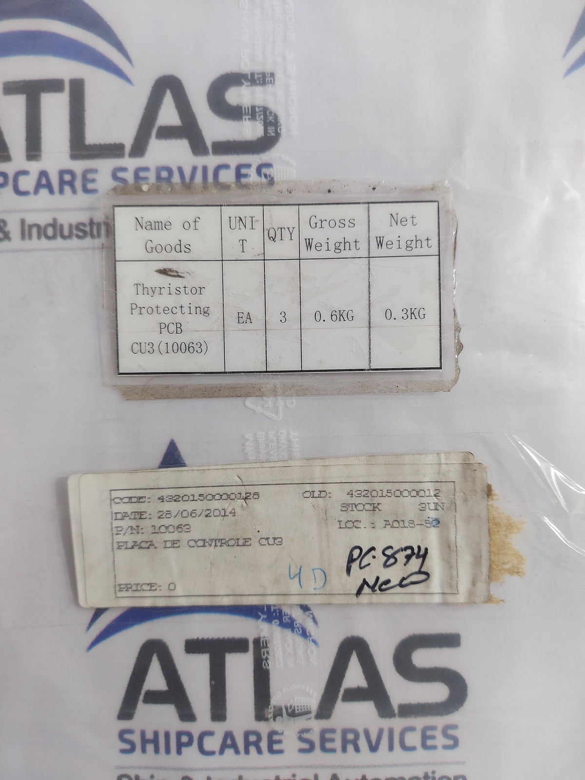 RS08003 PCB CARD 8130610
