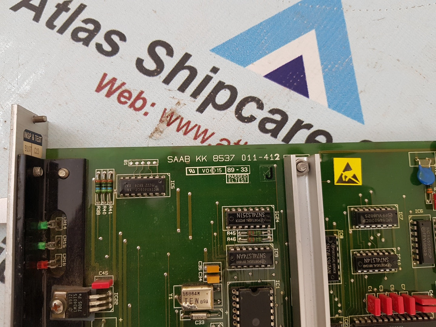 SAAB AUTOMATION STALECTRONIC 2000 PCB CARDS KK EXU 1891 705