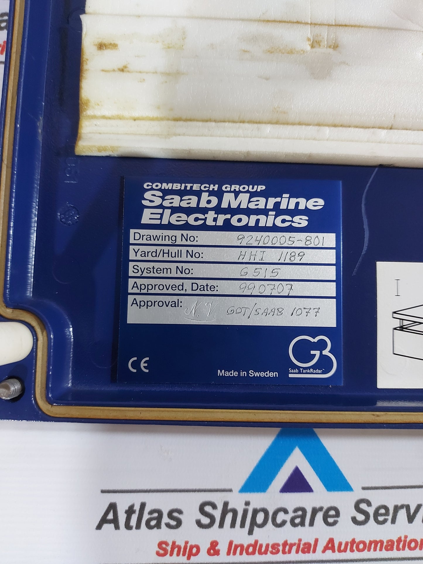 SAAB MARINE 9240 005-801 INPUT/OUTPUT BOX