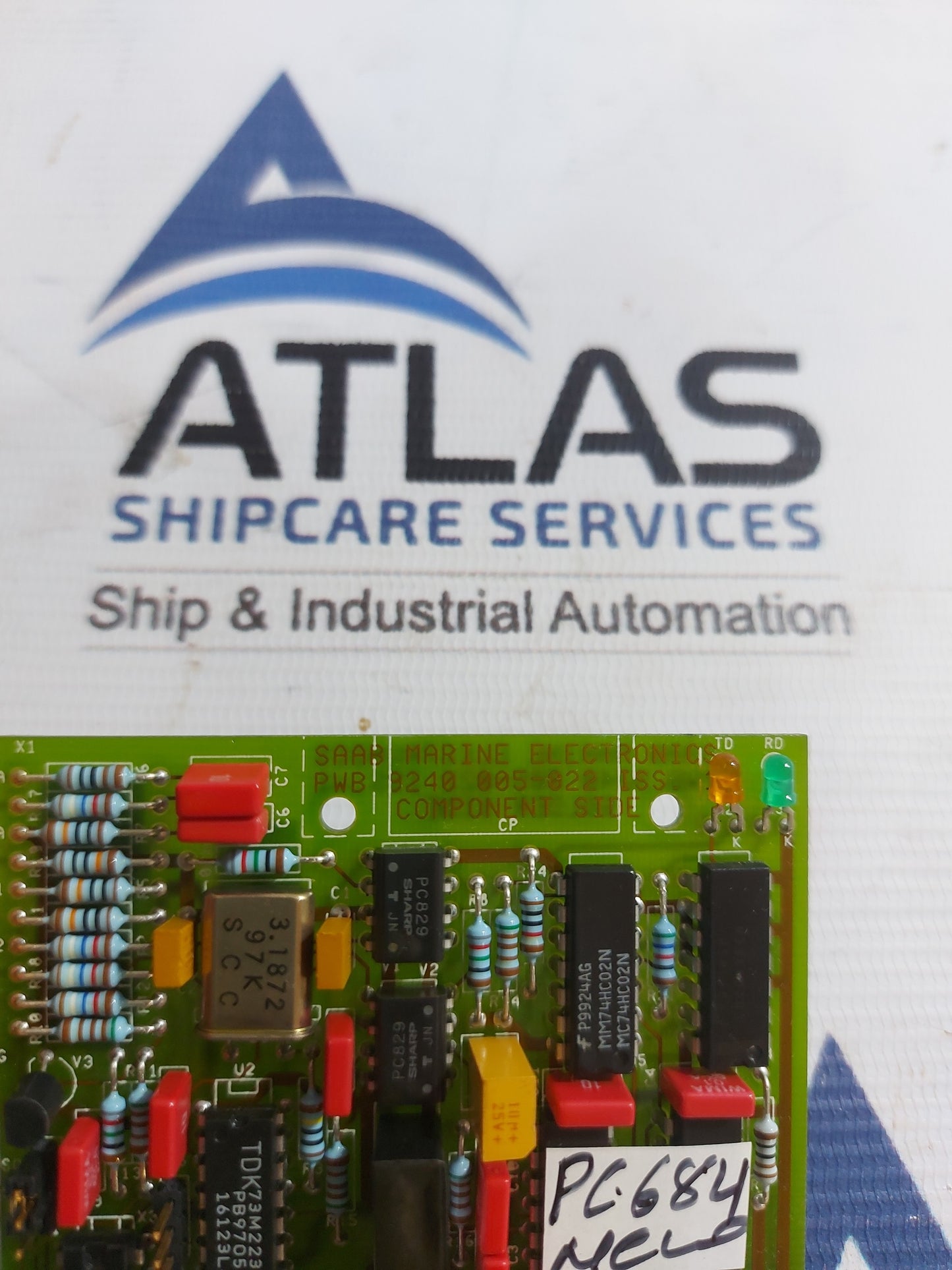 SAAB MARINE ELECTRONICS 9240 005-022 PRINTED CIRCUIT BOARD