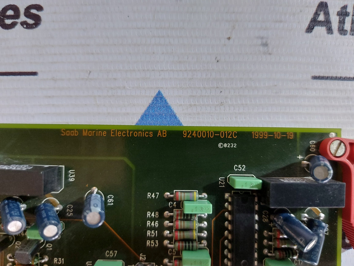 SAAB MARINE TOKYO KEIKI COM-21 PCB BOARD 9230470-103
