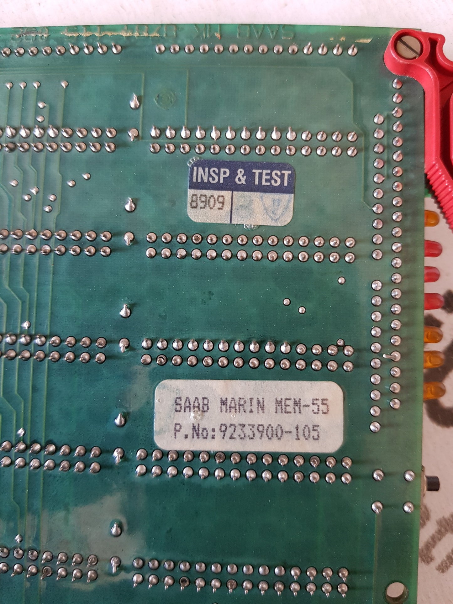 SAAB MEM-55 9233900-105 PCB CARD KK 8784 011-22 2F