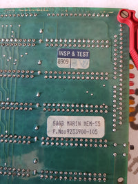 SAAB MEM-55 9233900-105 PCB CARD KK 8784 011-22 2F