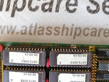 SAAB MEM-55 9233900-105 PCB CARD KK 8784 011-22 2F
