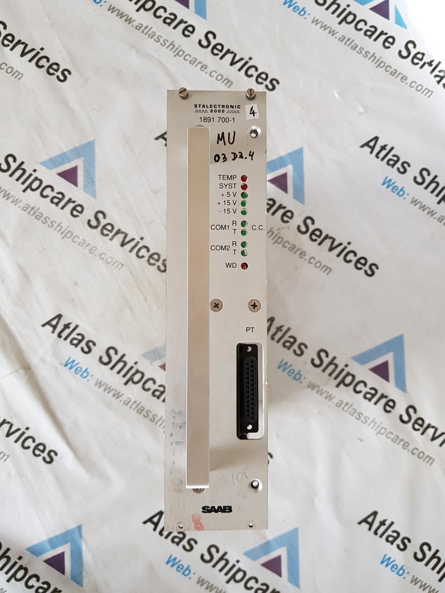 SAAB STALELCTRONIC 2000 CU/MU 1891 701-1 PCB CARD