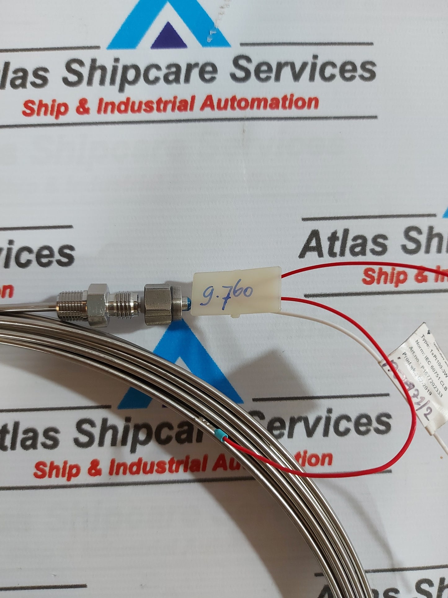 SAAB TANKRADAR 1xPt100-3W TEMPERATURE SENSOR P1677202333