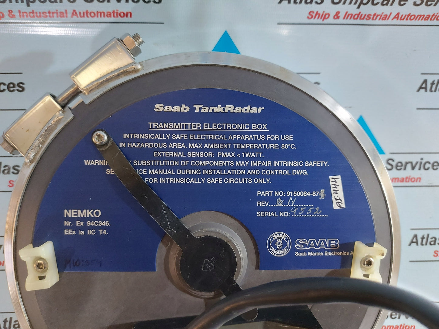 SAAB TANKRADAR 9150068-871 TRANSMITTER ELECTRONIC BOX REV.N