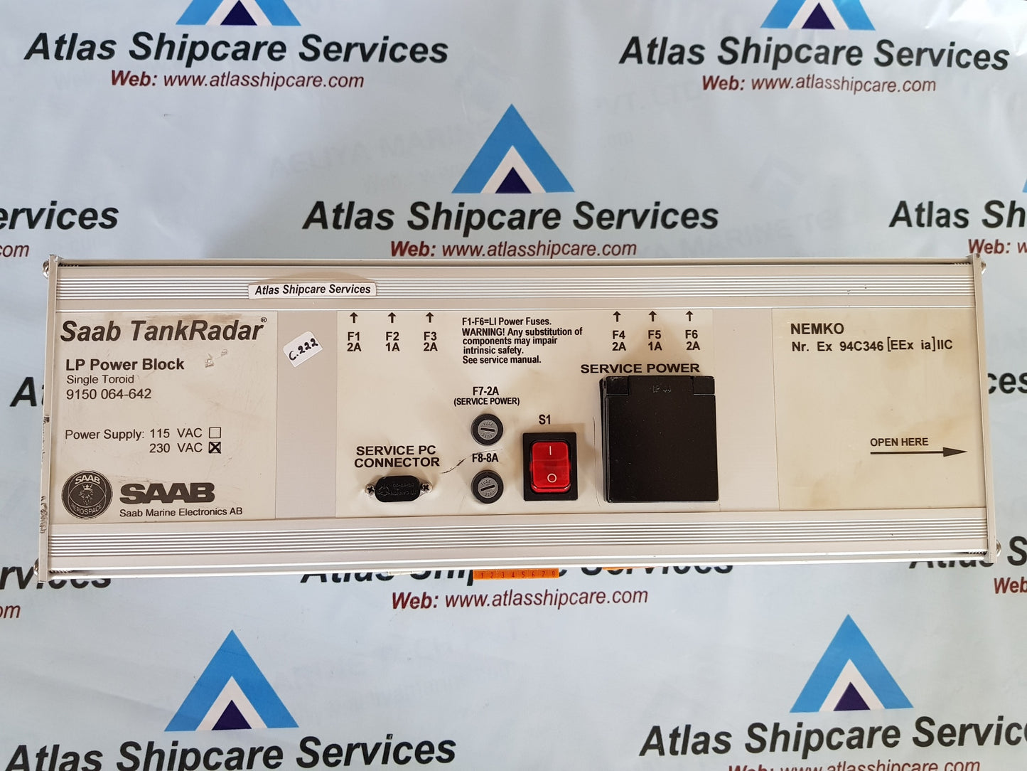 SAAB TANKRADAR ELECTRONICS 9150 064-642 A LP POWER BLOCK