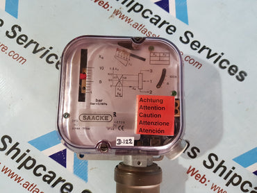 SAACKE DFG 19 B 46 F101 PRESSURE SWITCH