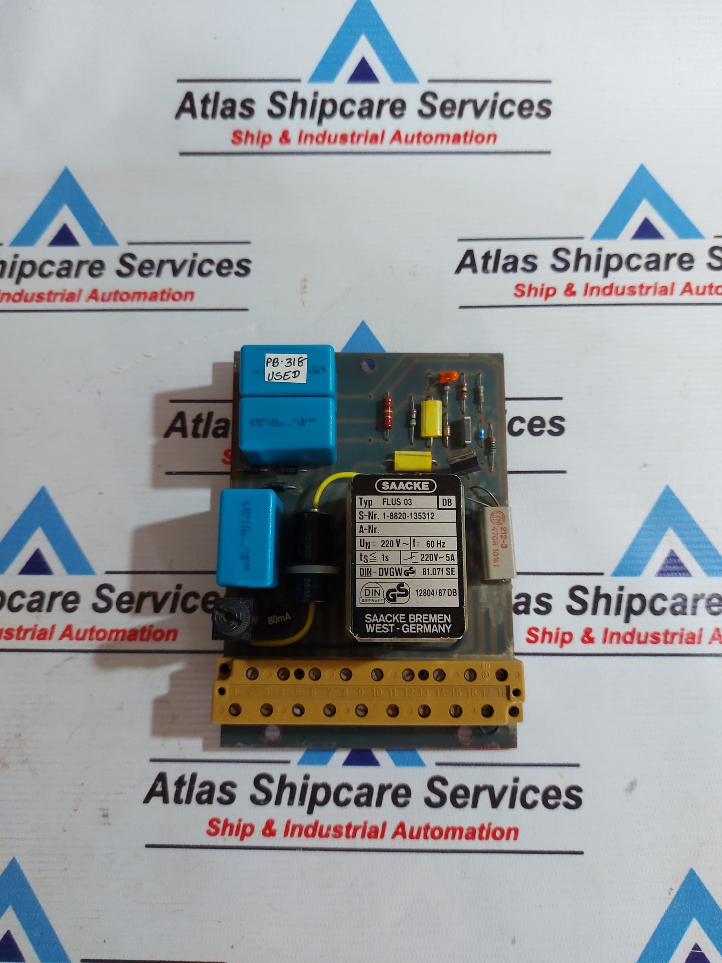 SAACKE FLUS 03 FLAME SENSORS AND DETECTOR