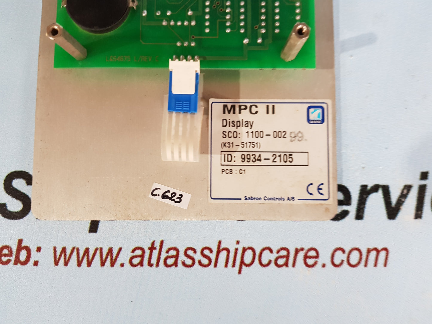 SABROE CONTROL K31-51751 MPC II DISPLAY CONTROLLER