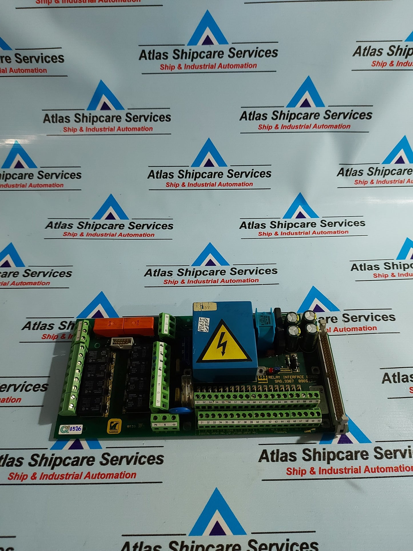 SABROE SAG.3367 890517 RELAY INTERFACE BOARD