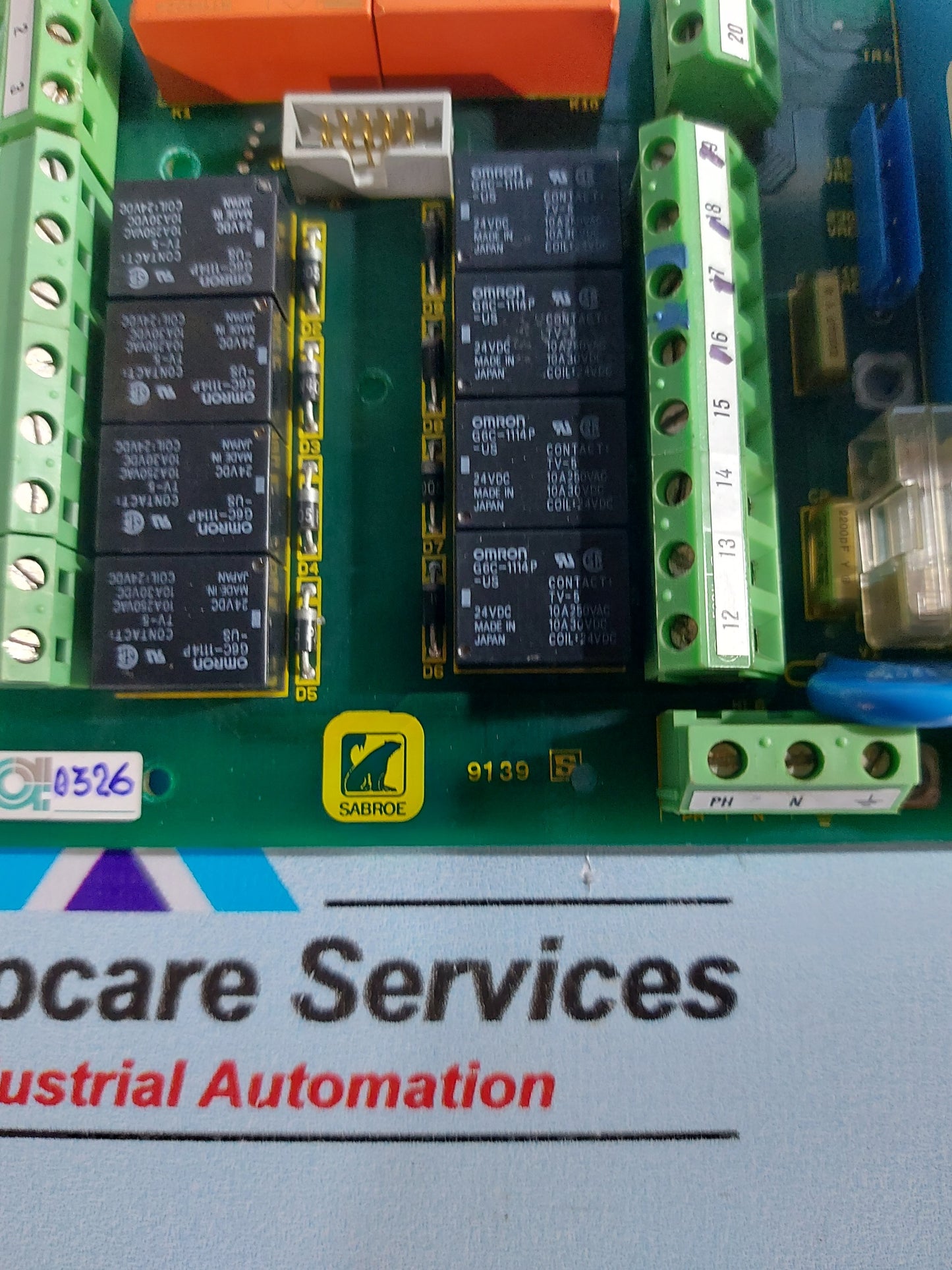 SABROE SAG.3367 890517 RELAY INTERFACE BOARD