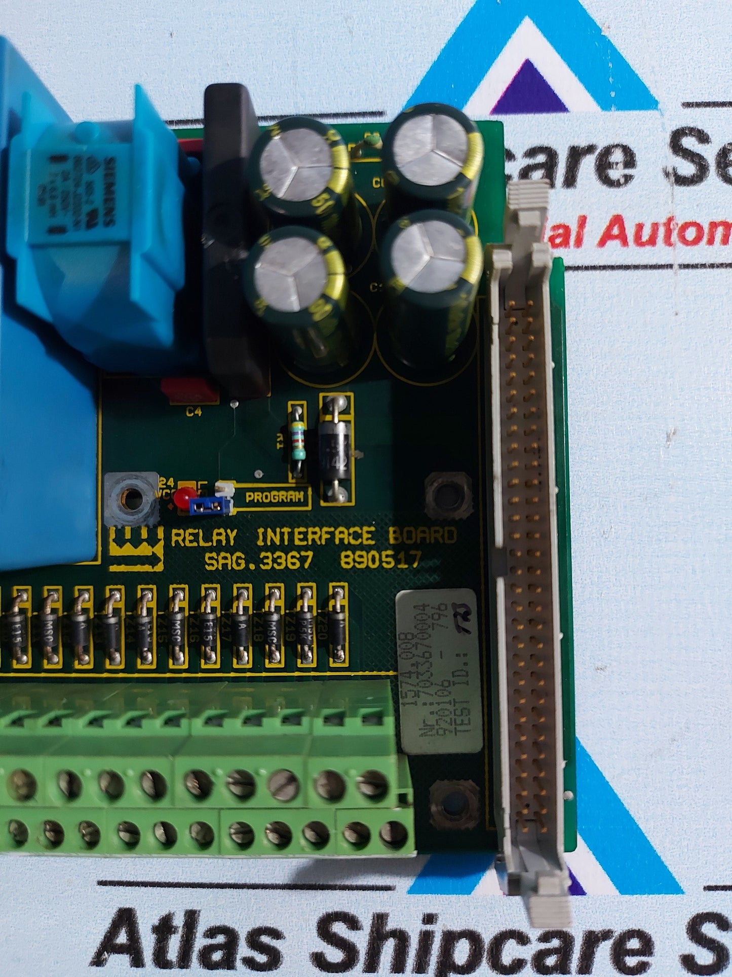 SABROE SAG.3367 890517 RELAY INTERFACE BOARD
