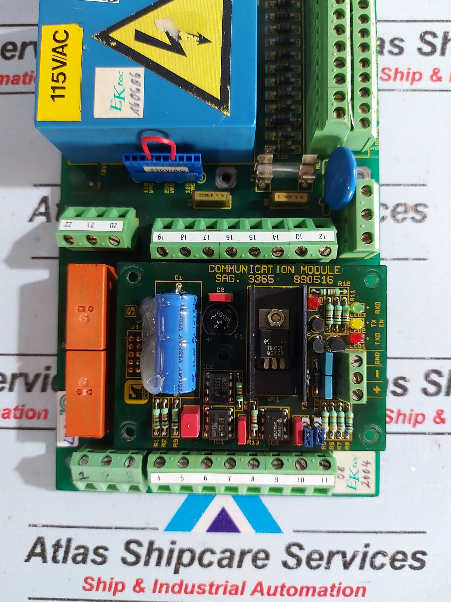 SABROE SAG.3367 890517 RELAY INTERFACE BOARD