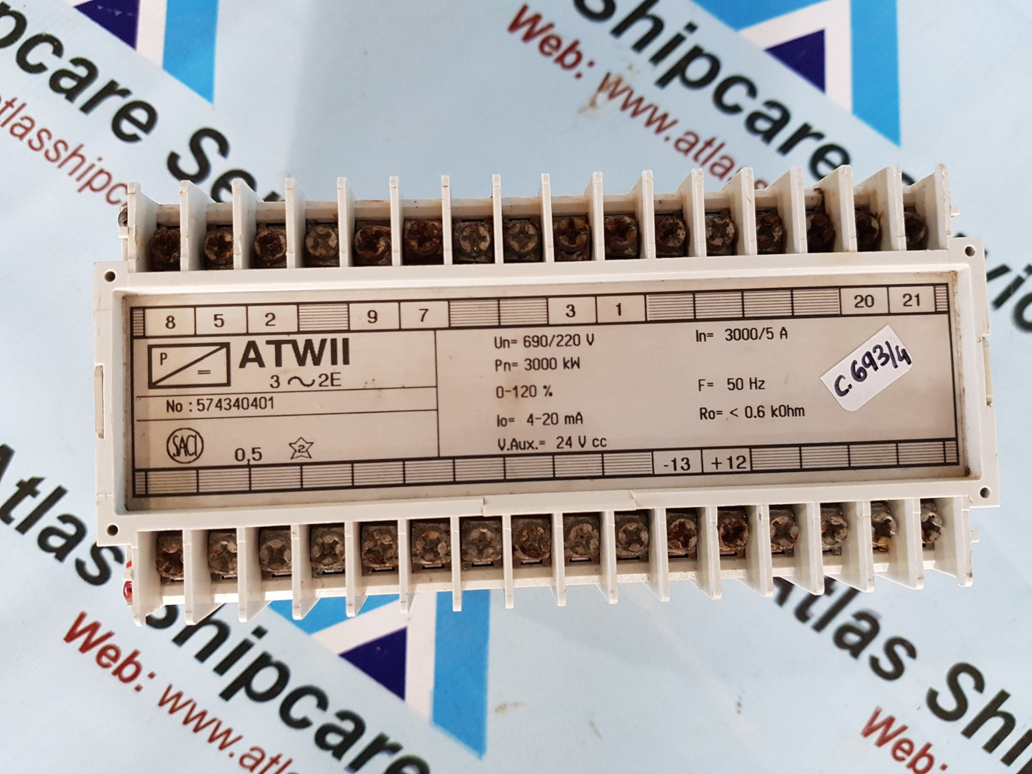 SACI ATWII 3000KW MEASURING PROGRAMMABLE TRANSDUCERS