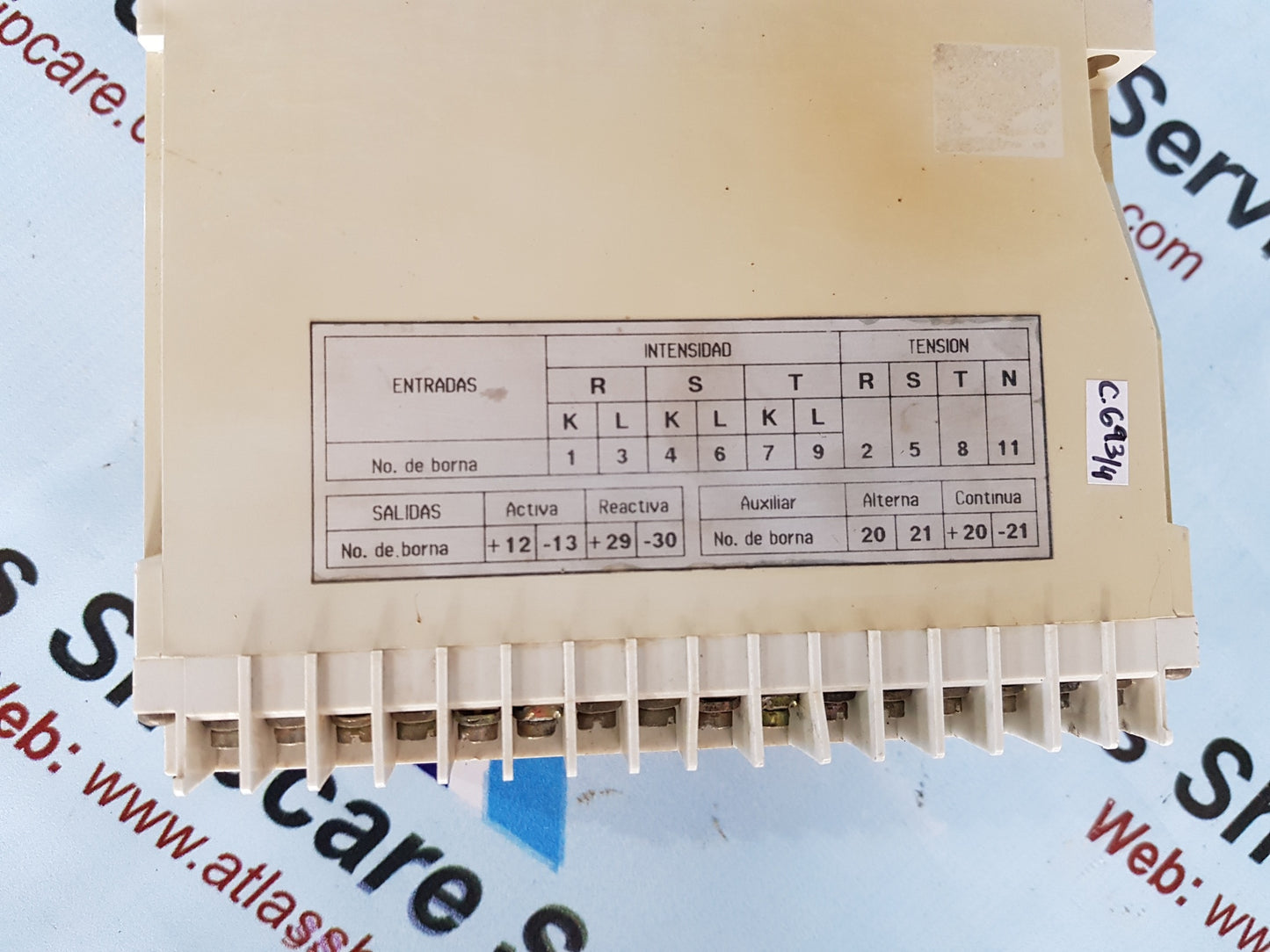 SACI ATWII 3000KW MEASURING PROGRAMMABLE TRANSDUCERS