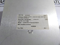 SAC SOUTHERN AVIONICS COMPANY SLE45400 LOW POWER SUPPLY MODULE