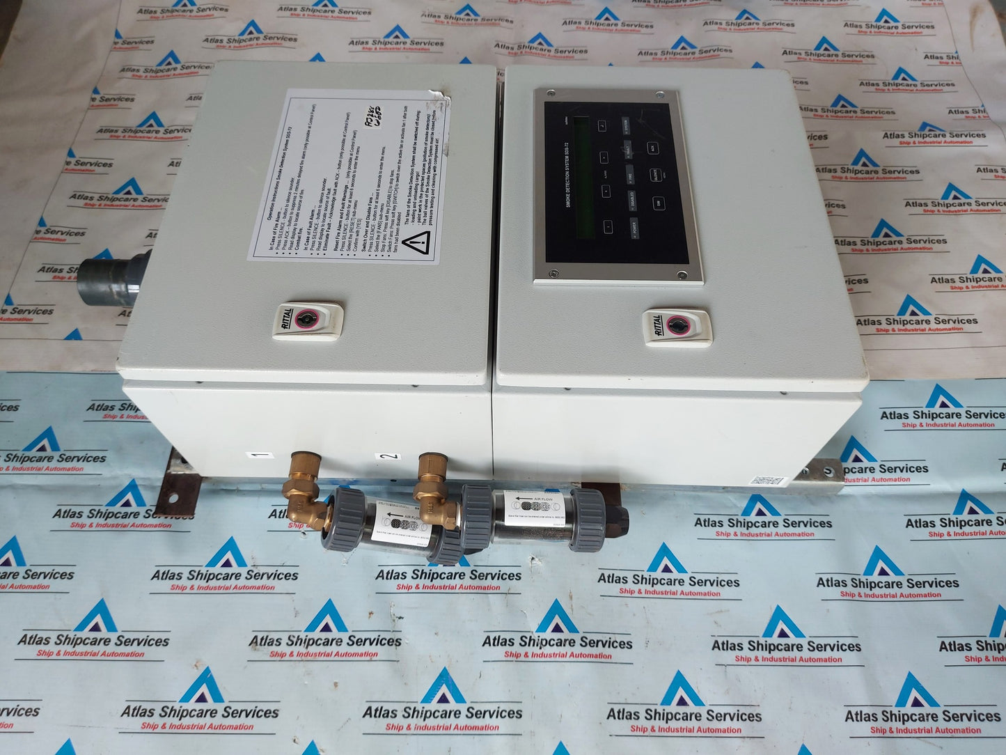 SAFETEC SDS-72 SMOKE DETECTION SYSTEM PANEL