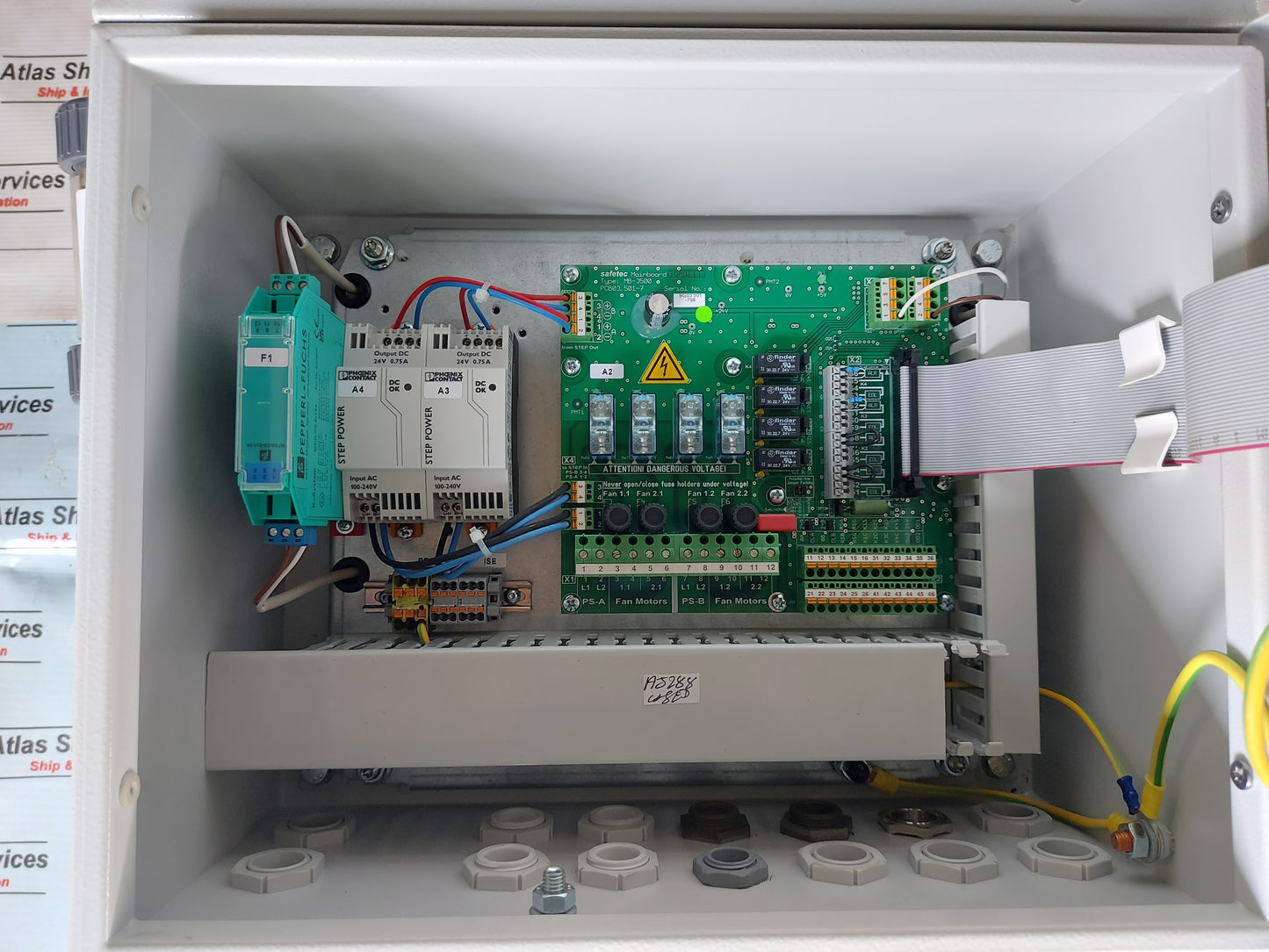 SAFETEC SDS-72 SMOKE DETECTION SYSTEM PANEL