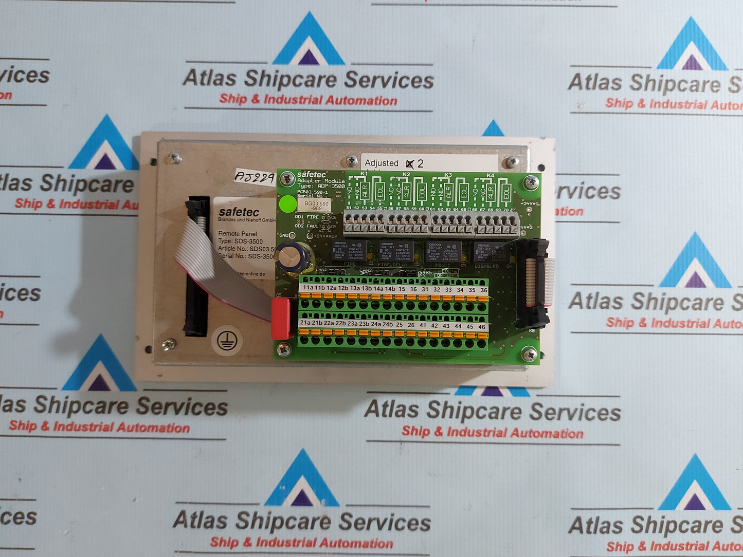 SAFETEC SDS-72 SMOKE DETECTION SYSTEM