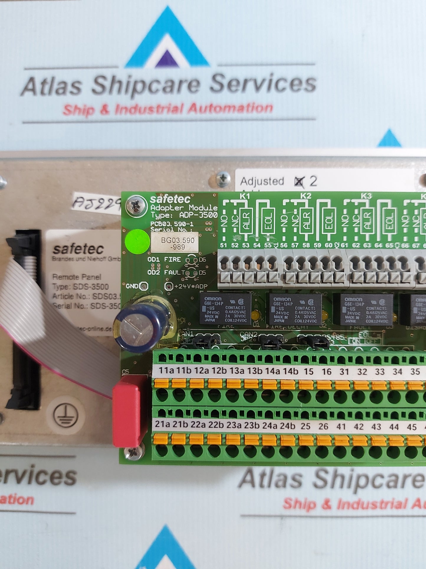 SAFETEC SDS-72 SMOKE DETECTION SYSTEM